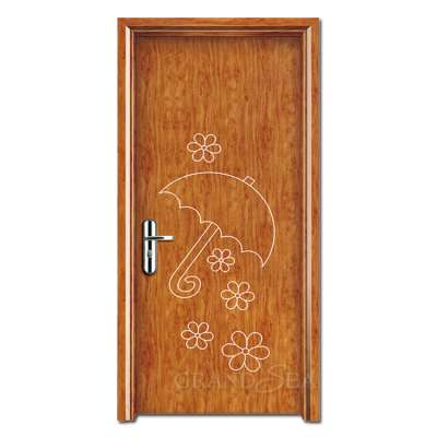 Waterproof wpc door frame wood plastic composite wpc doors interior